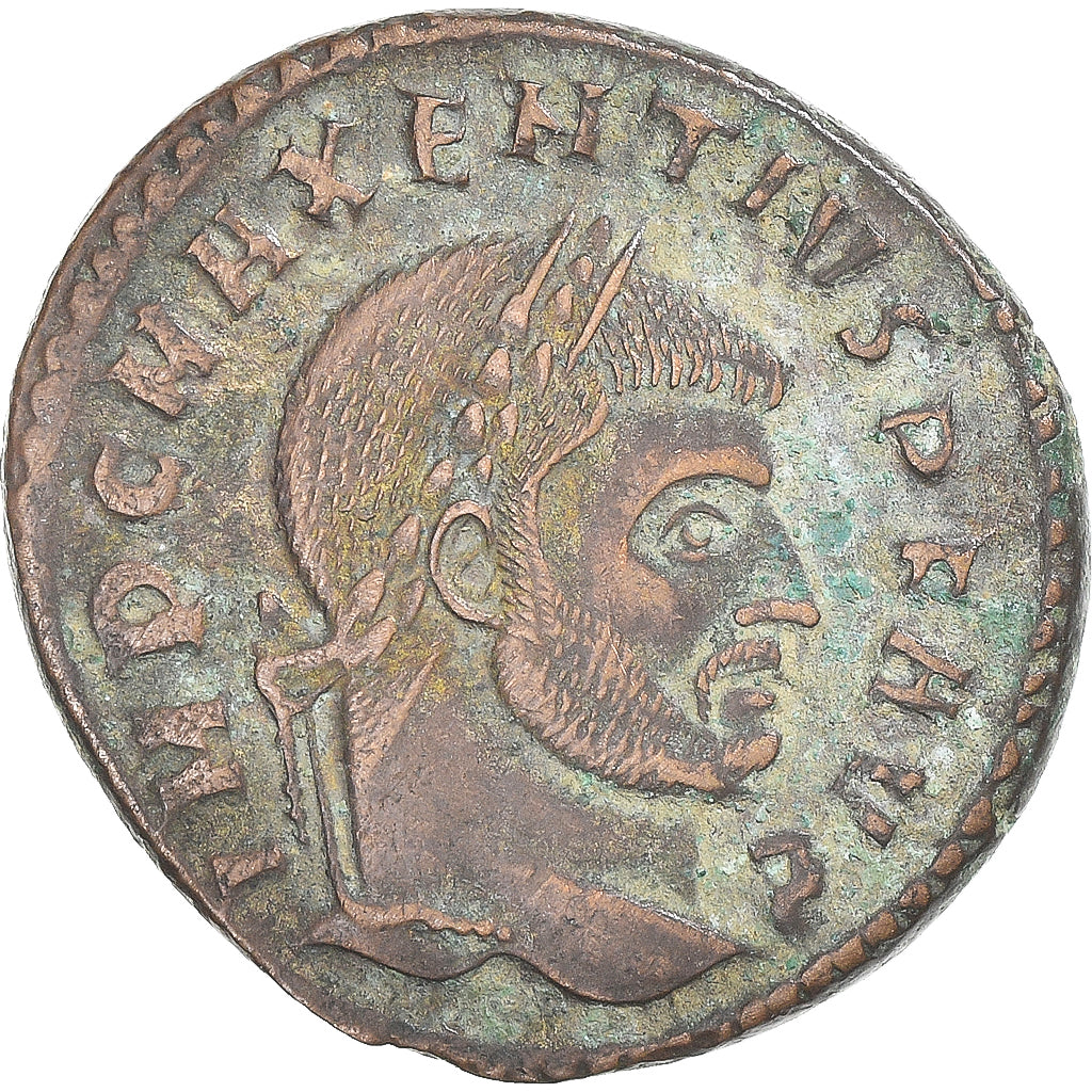 Moneta,
Maksencjusz,
Follis