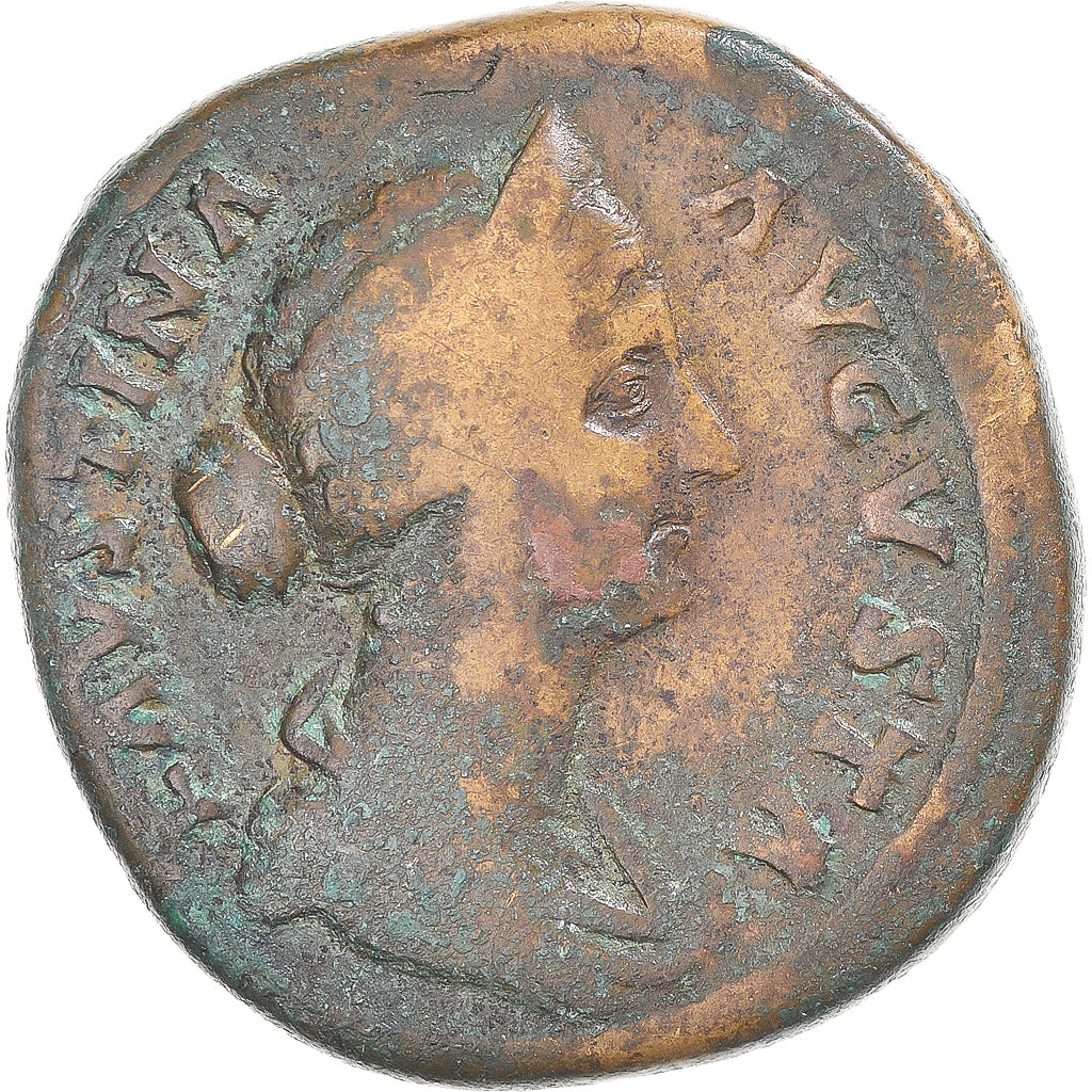 Moneta,
Faustyna II,
Sestercjusz