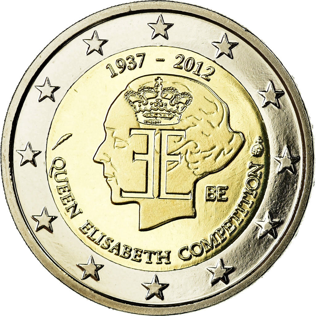 Belgia,
2 euro,
Reina Elżbieta