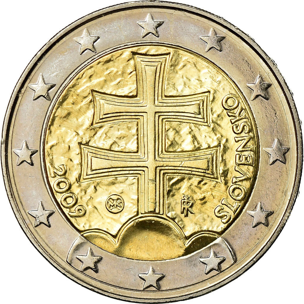 Münze,
Słowak,
2 euro