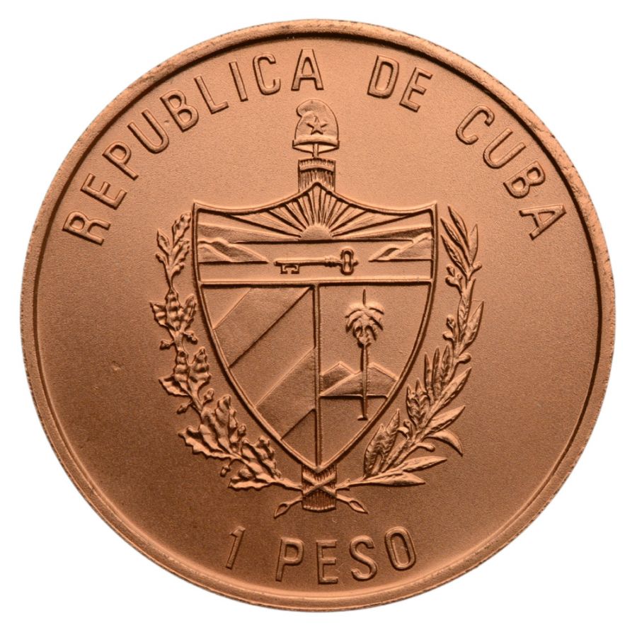 Kuba - 1 Peso 1990 r. - Aborygeni 1492-1992