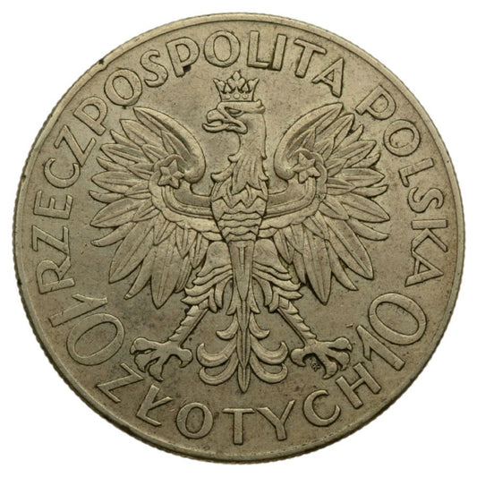 10 złotych 1933 r. - Romuald Traugutt (K63)