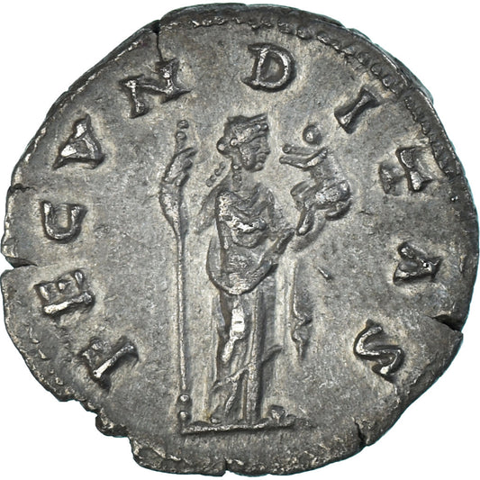 Moneta, 
  
  Faustyna II, 
  
  Denar