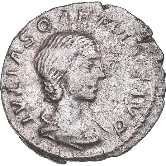 Moneta, 
  
  Julia Soaemias, 
  
  Denar