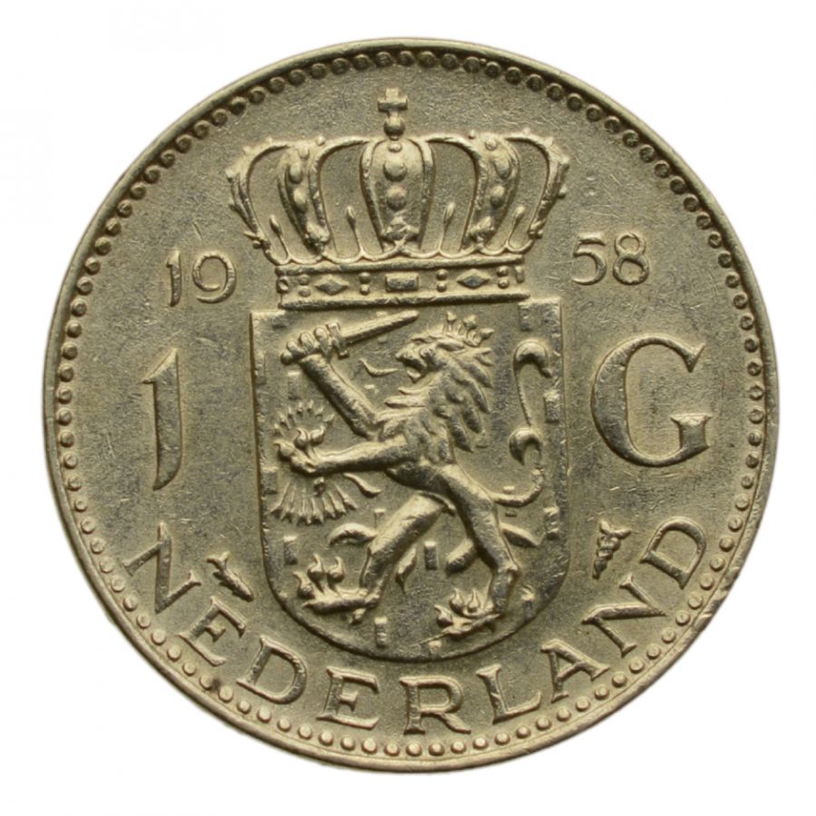 Holandia - 1 Gulden 1958 r.