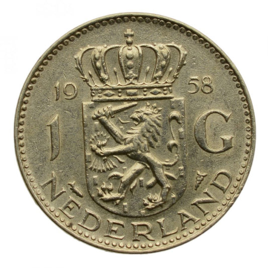 Holandia - 1 Gulden 1958 r.