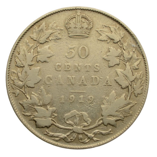 Kanada - 50 cents 1919 r. - Jerzy V