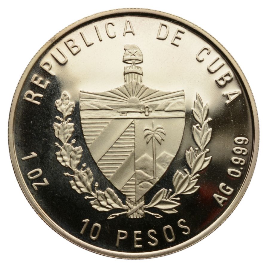 Kuba - 10 Pesos 2004 r. - Ryś