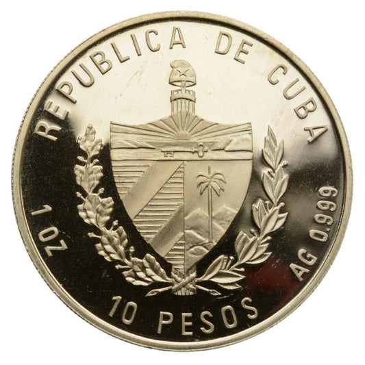 Kuba - 10 Pesos 2004 r. - Wilk