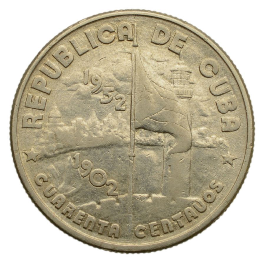 Kuba - 40 centavos 1952 r.