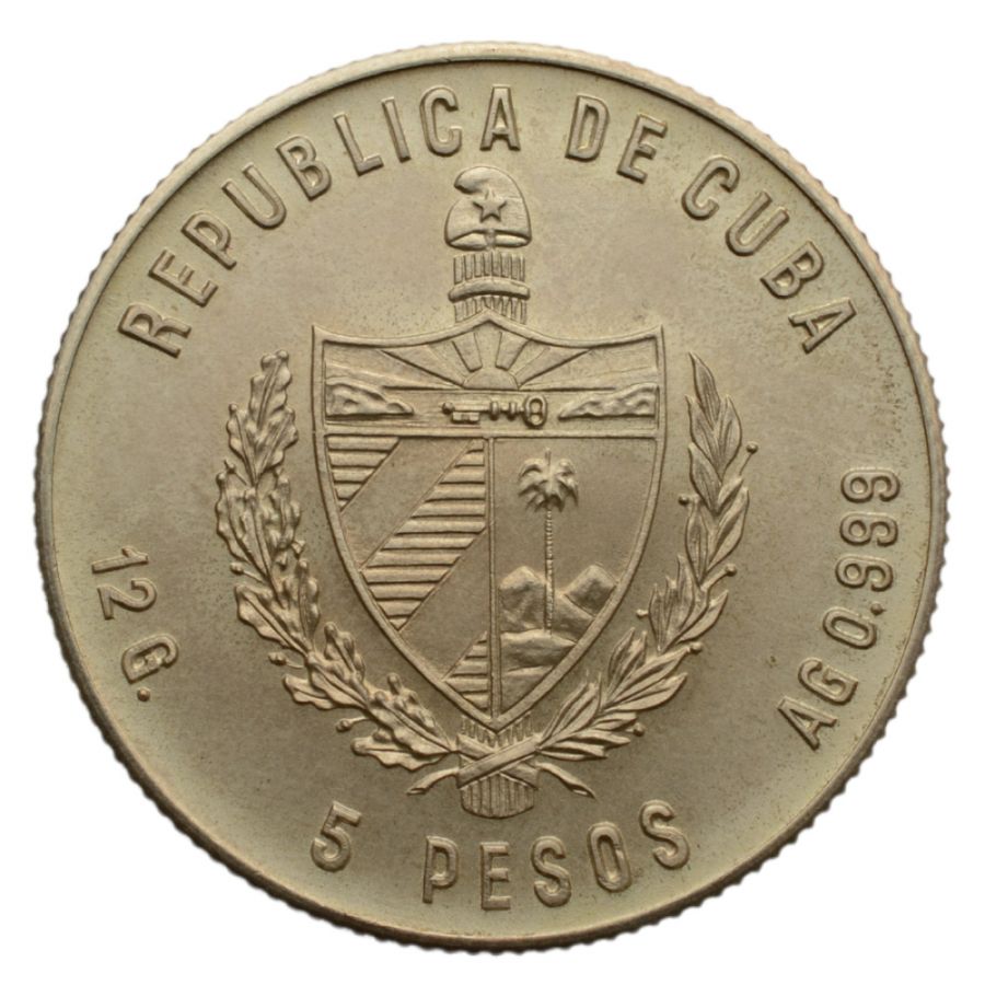Kuba - 5 Pesos 1980 r. - Mariposa