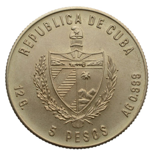 Kuba - 5 Pesos 1980 r. - Mariposa
