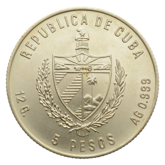 Kuba - 5 Pesos 1981 r. - Tocororo