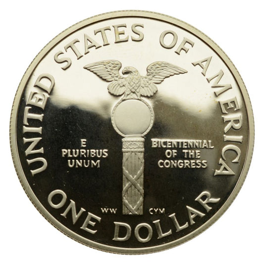 USA - One Dollar 1989 S - 200 lat Kongresu